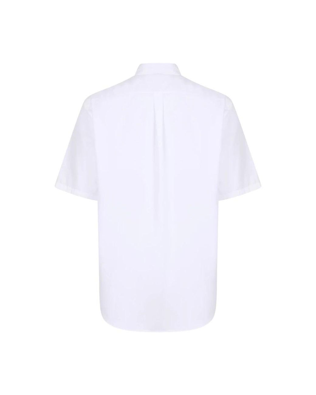 Balmain White Short Sleeve Shirts for men