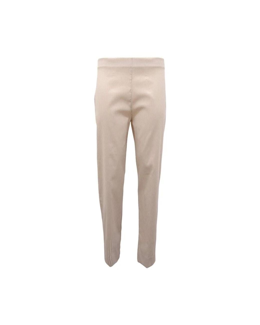 D.exterior Natural Slim-Fit Trousers