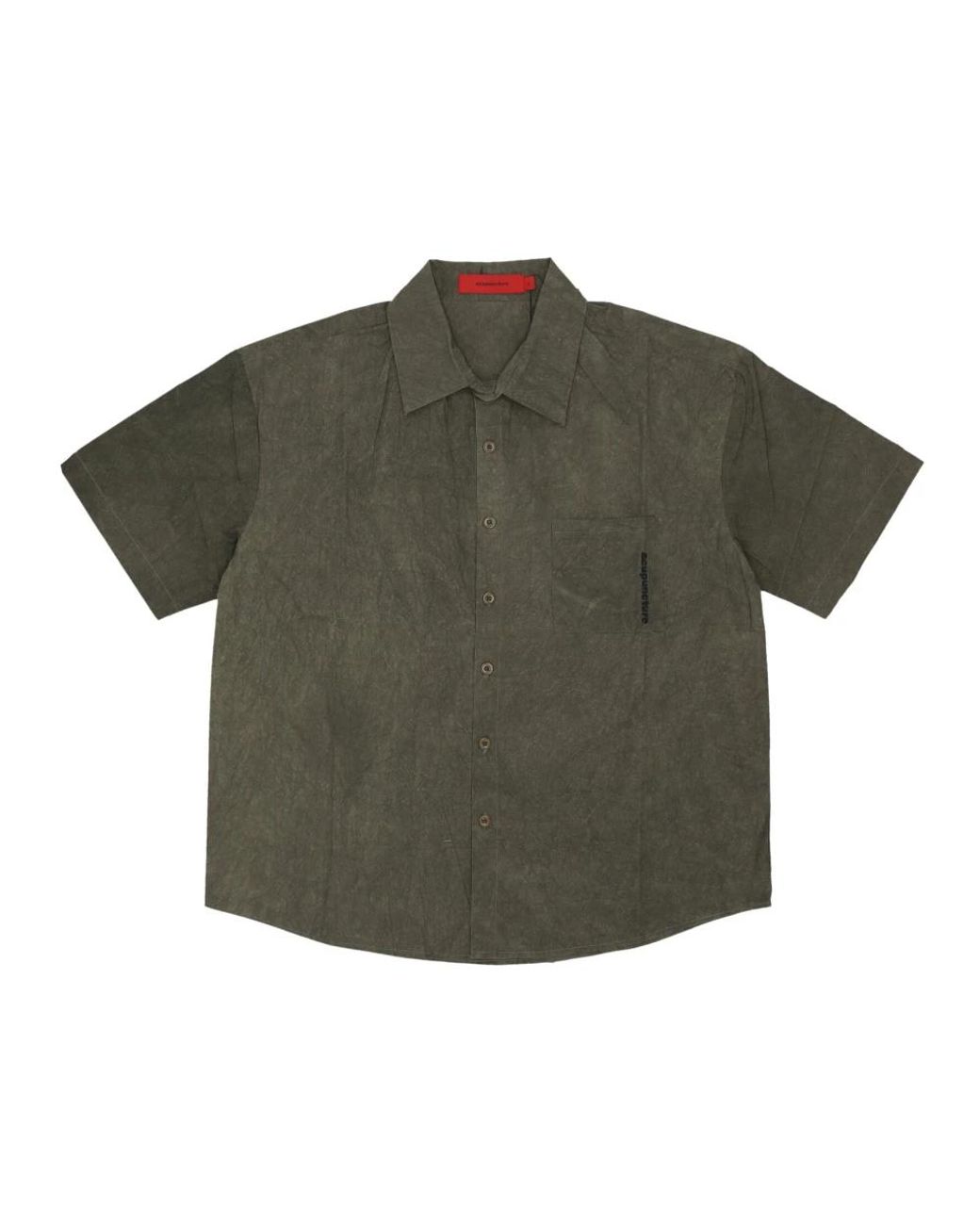 Acupuncture Green Short Sleeve Shirts for men