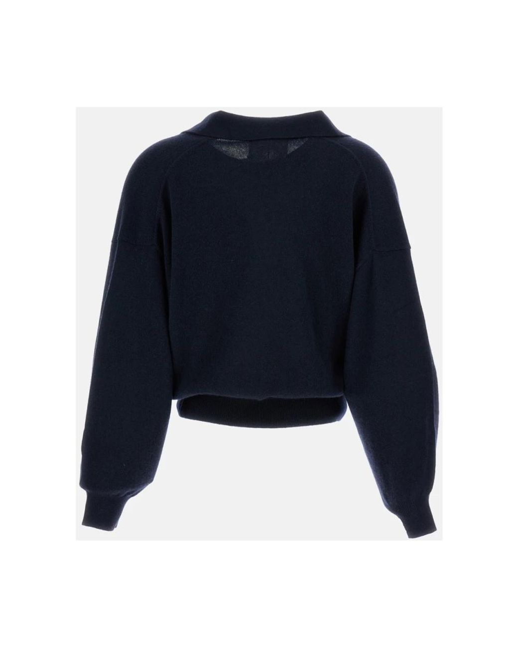 Lisa Yang Blue V-Neck Knitwear