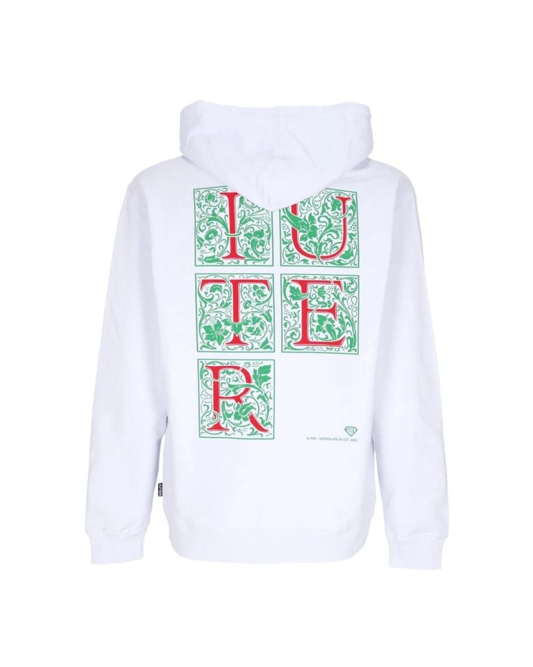 Iuter White Hoodies for men