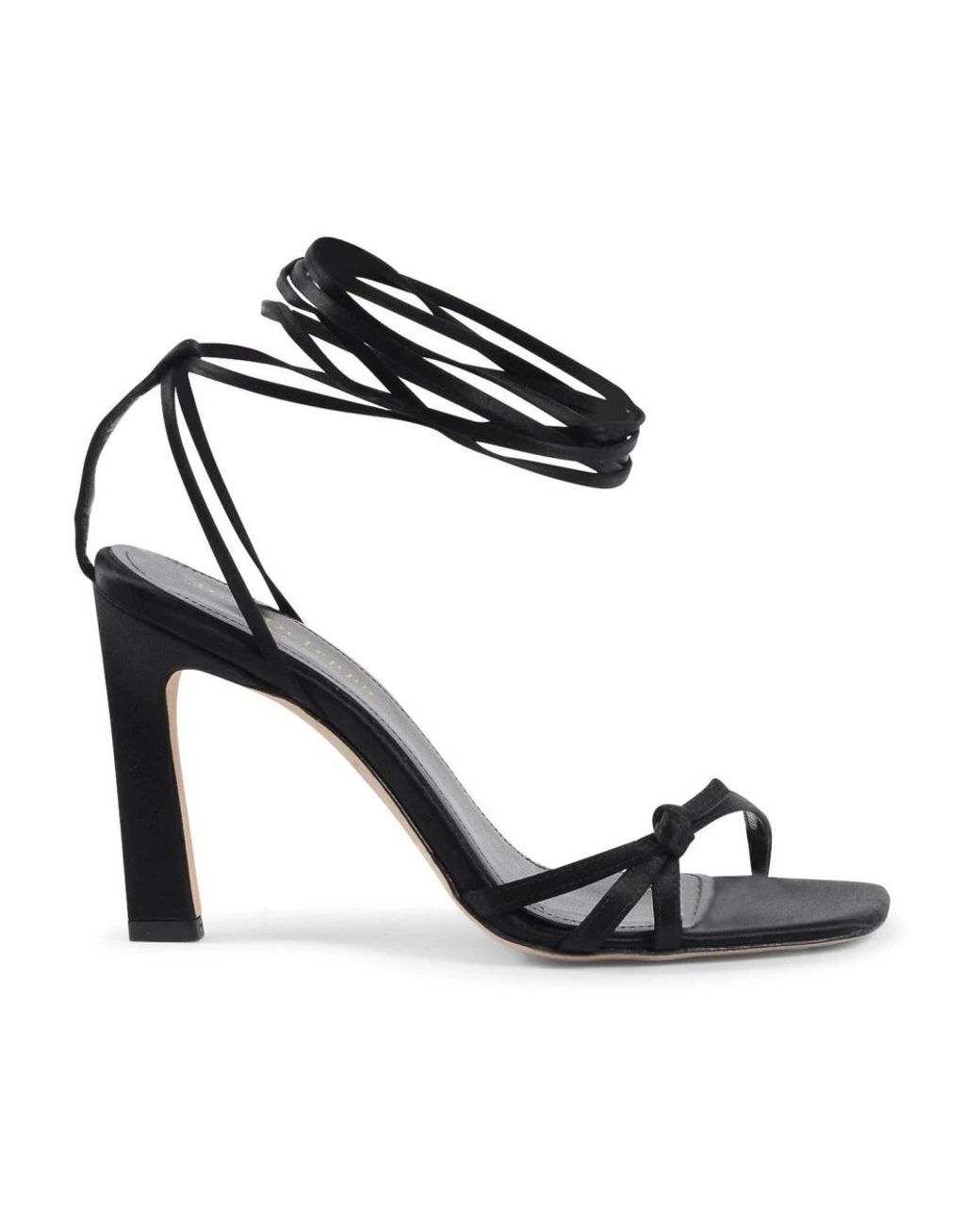 Dee Ocleppo Black High Heel Sandals