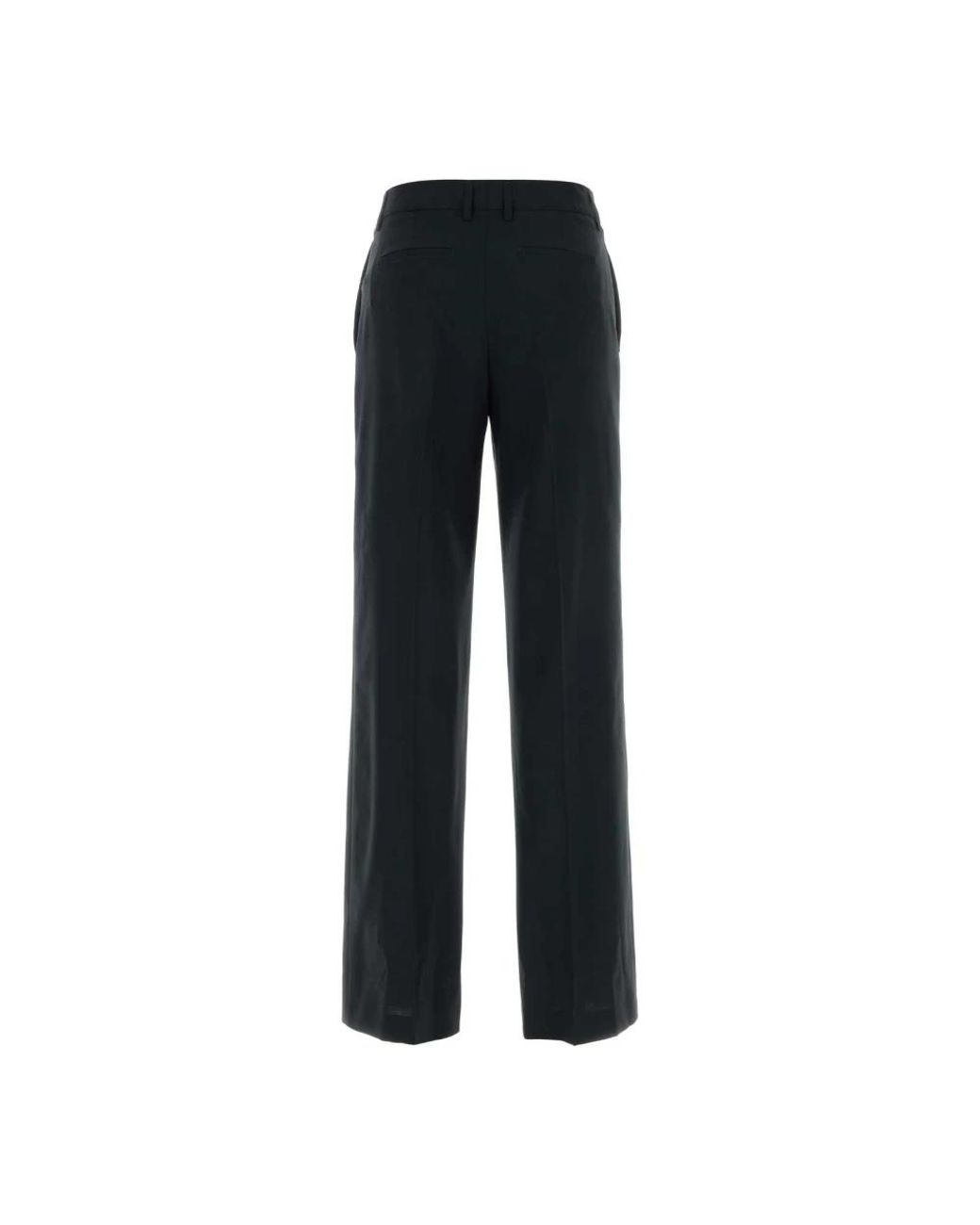 PT Torino Black Straight Trousers