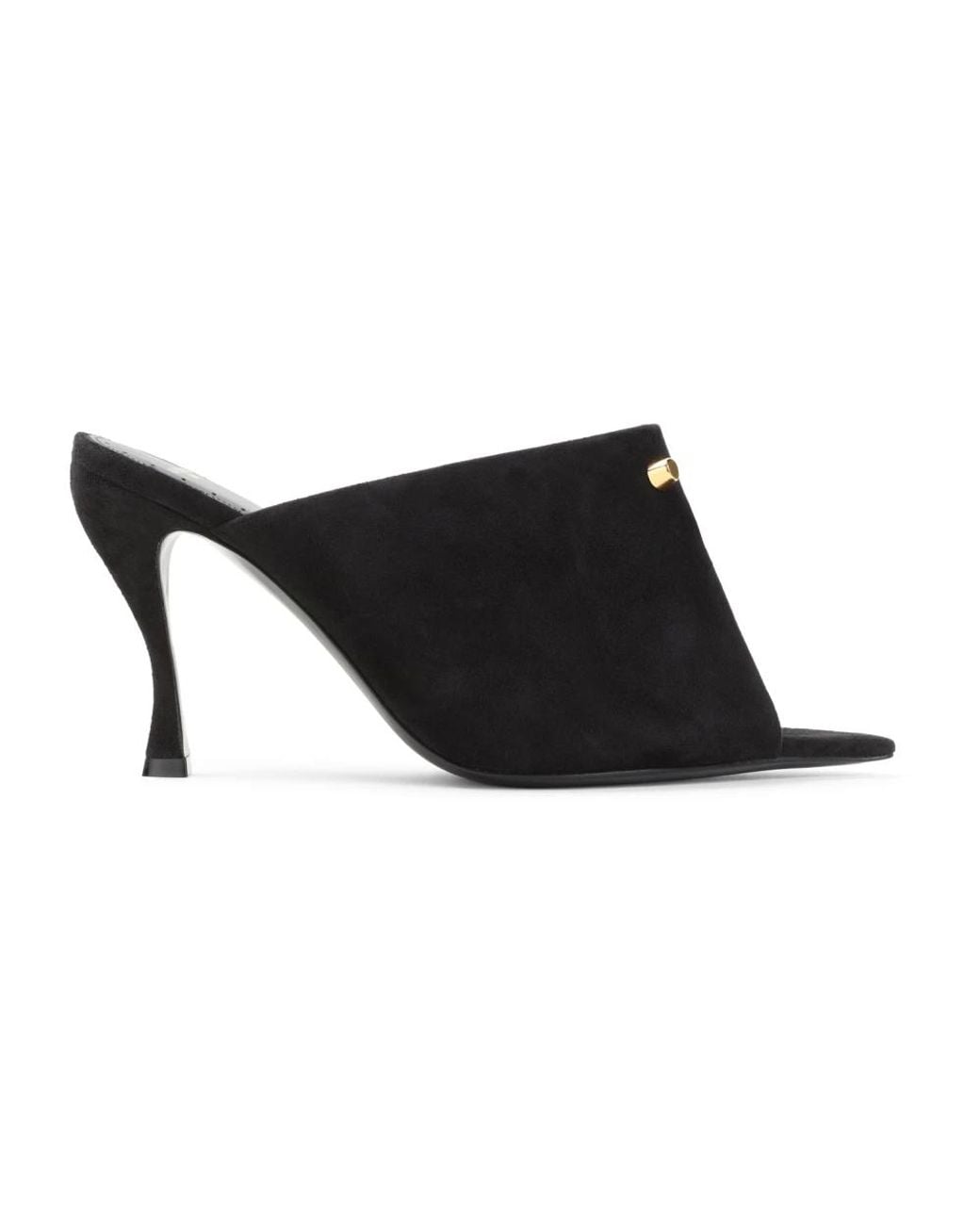 Balenciaga Black Heeled Mules