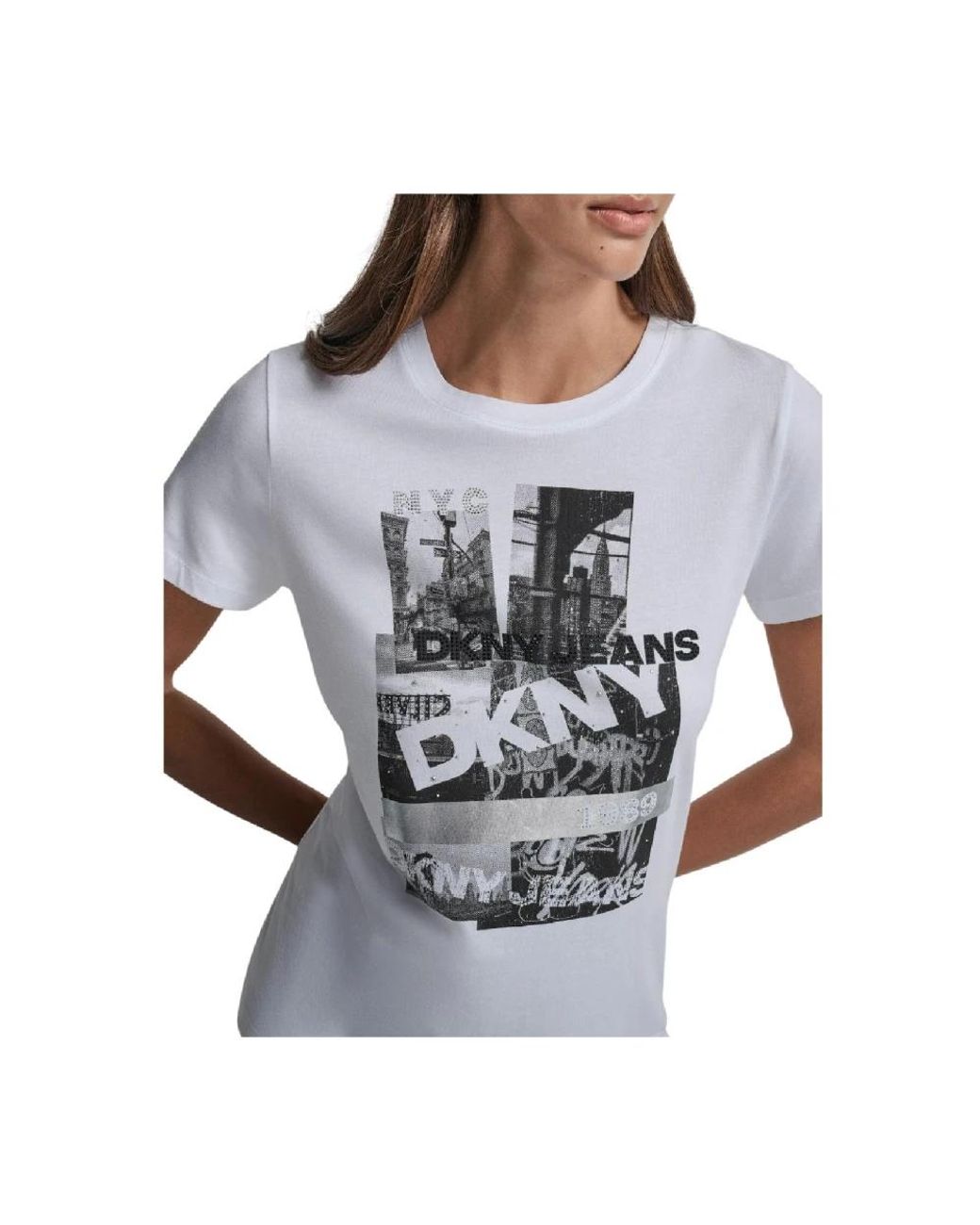 T-Shirts DKNY en coloris Gray