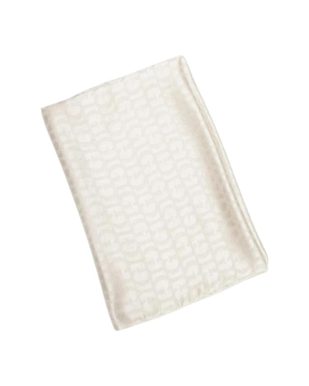Guess White Silk Scarves