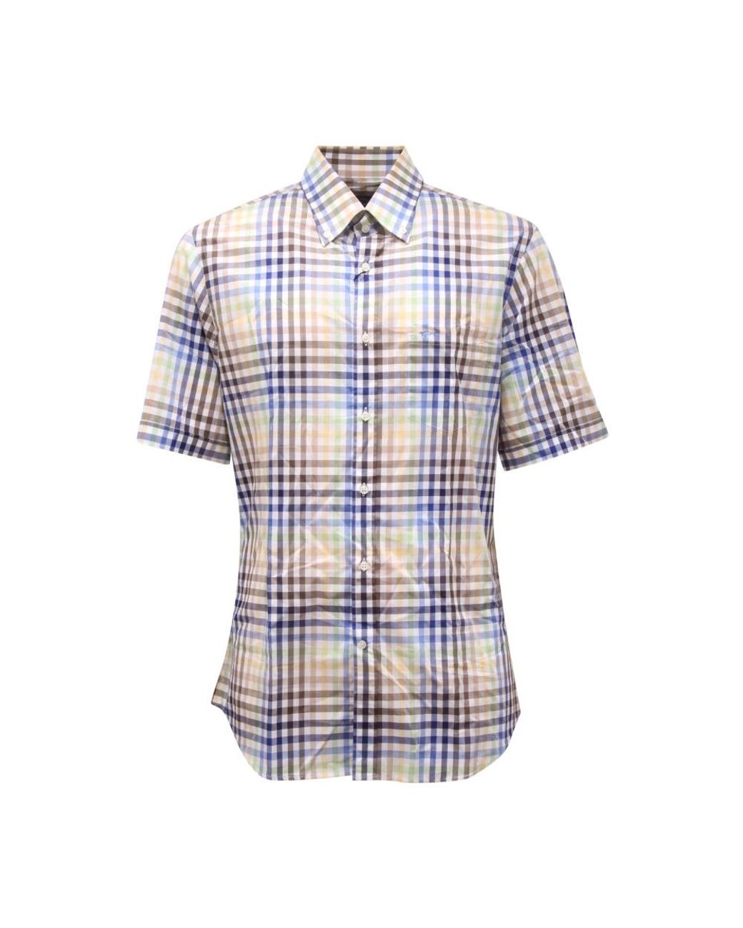 Paul & Shark Blue Short Sleeve Shirts for men