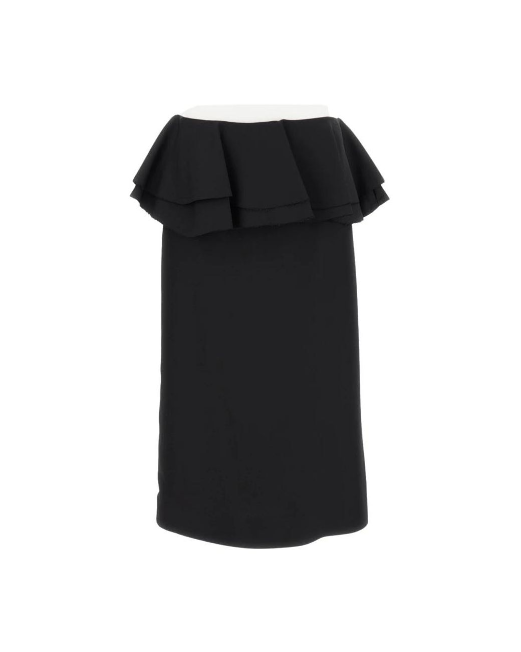 Plan C Black Midi Skirts