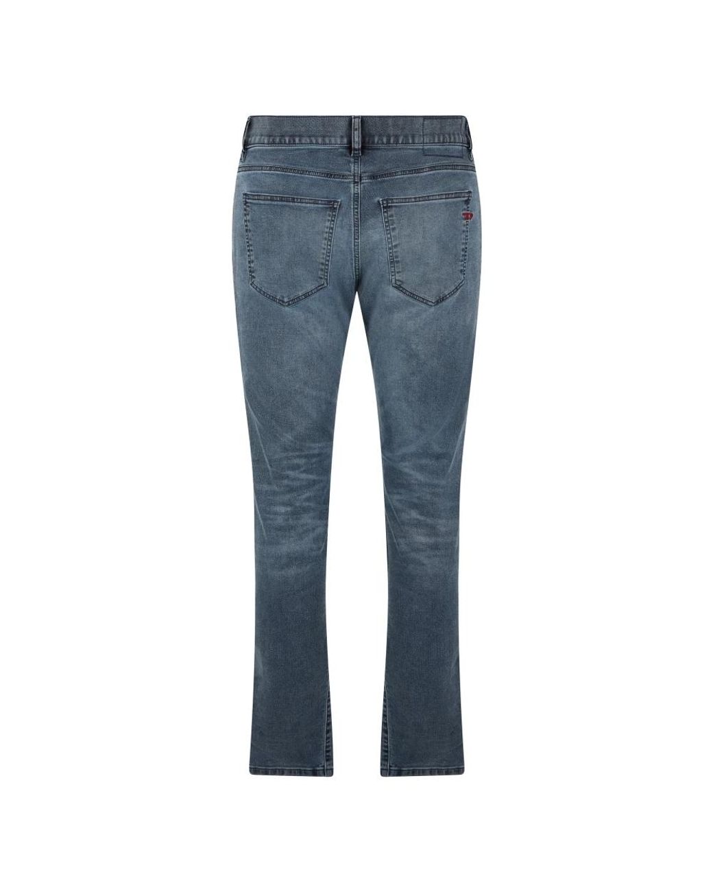 DIESEL Blue Straight Jeans for men
