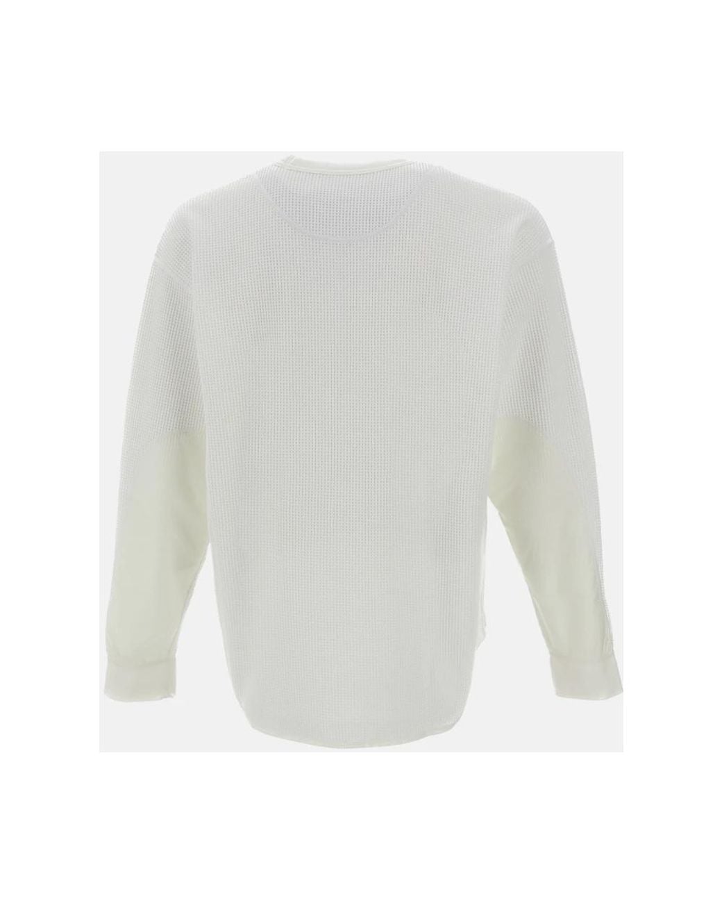 And Wander White Round-Neck Knitwear for men