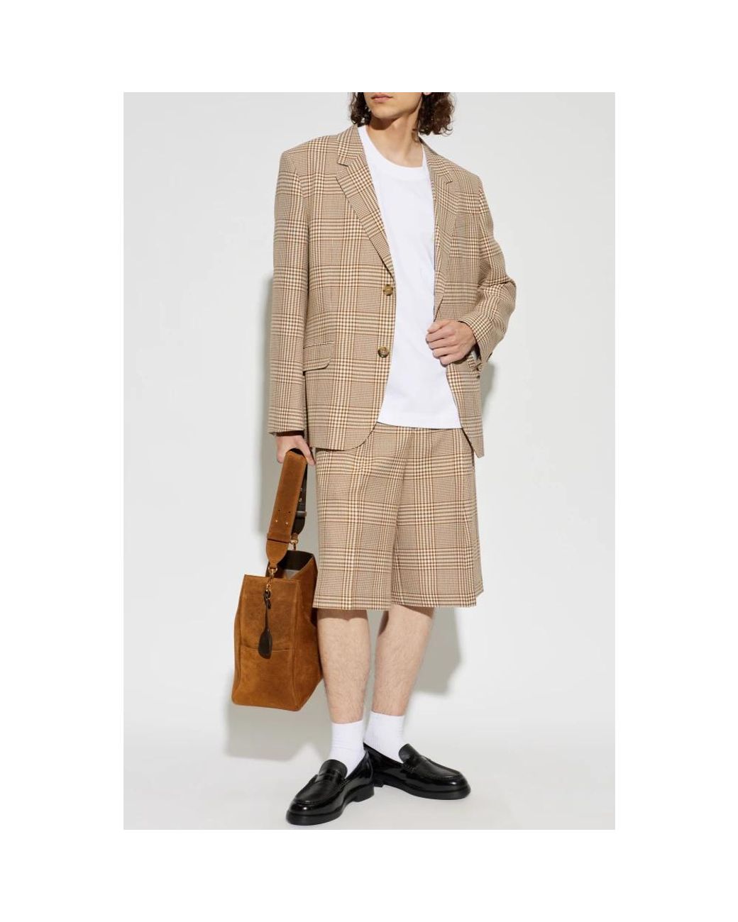 AMI Plaid Blazer in Natural für Herren