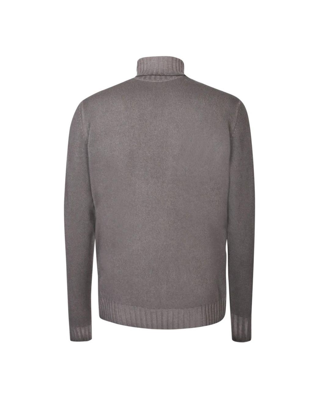 Dell'Oglio Gray Turtlenecks for men