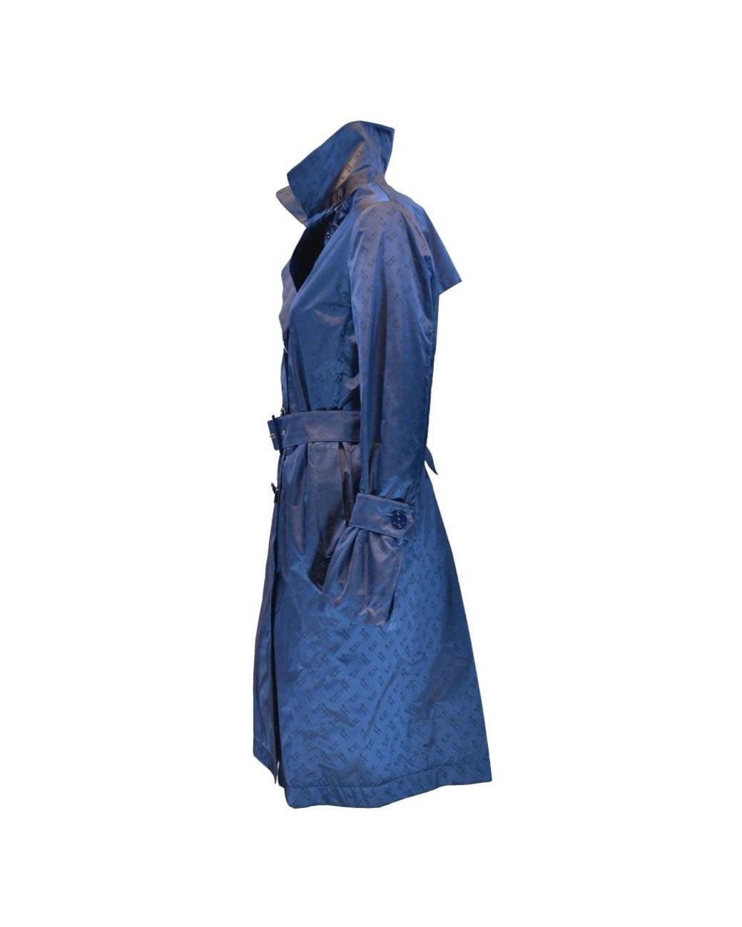 Herno Blue Trench Coats