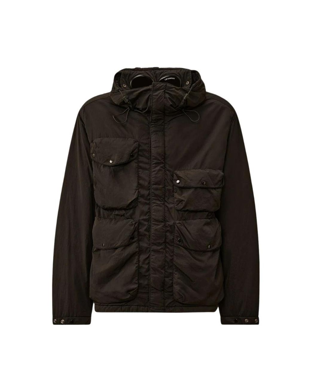 C P Company Google Chrome W010A Jacket in het Black voor heren