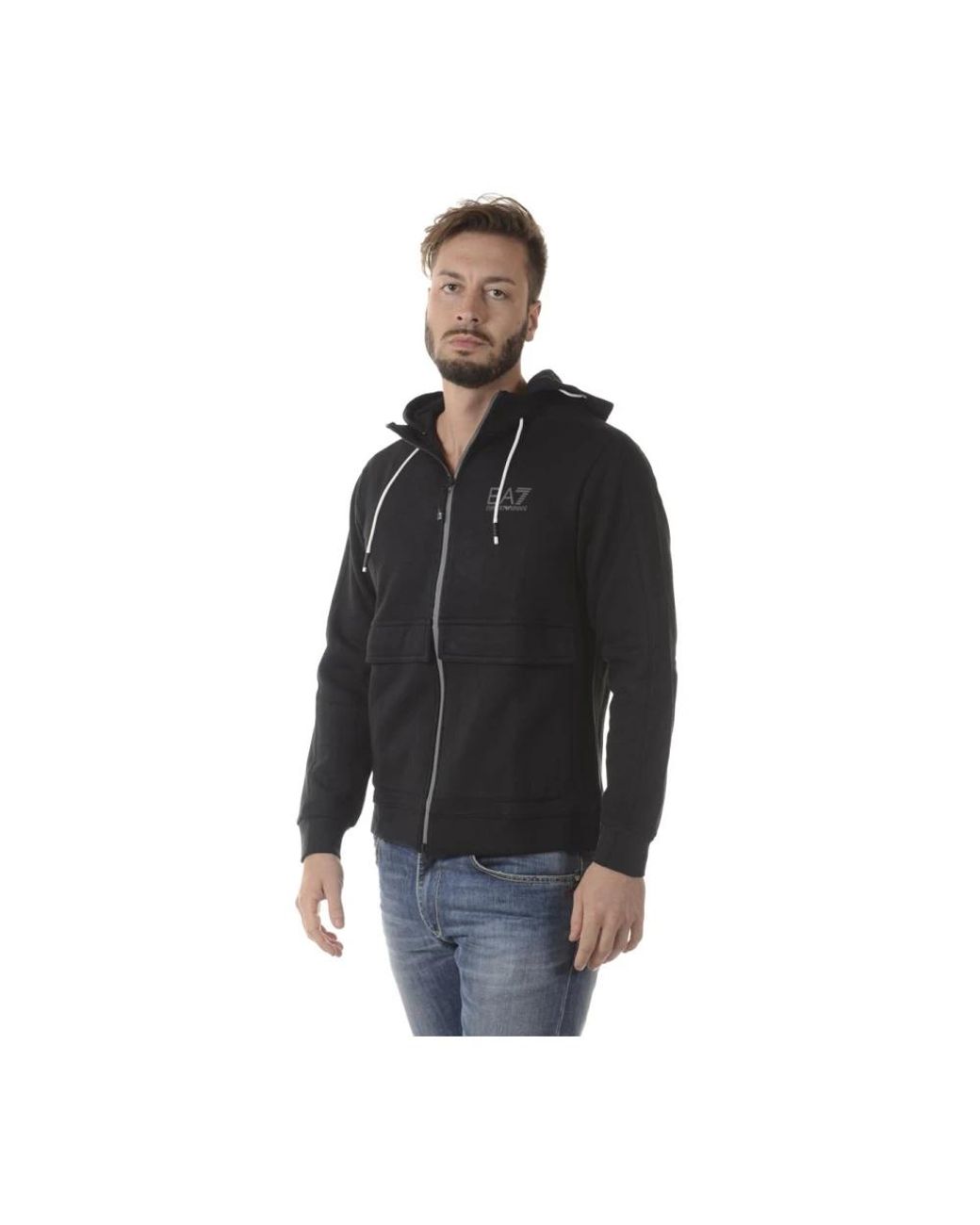 Zip-Throughs EA7 pour homme en coloris Black