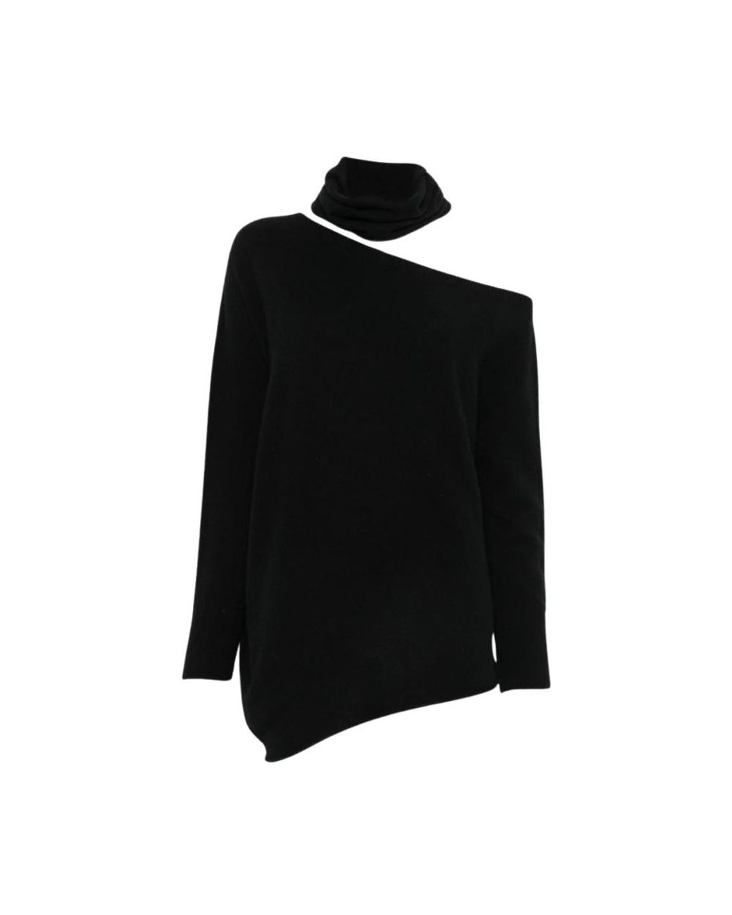 Vanisé Black Round-Neck Knitwear