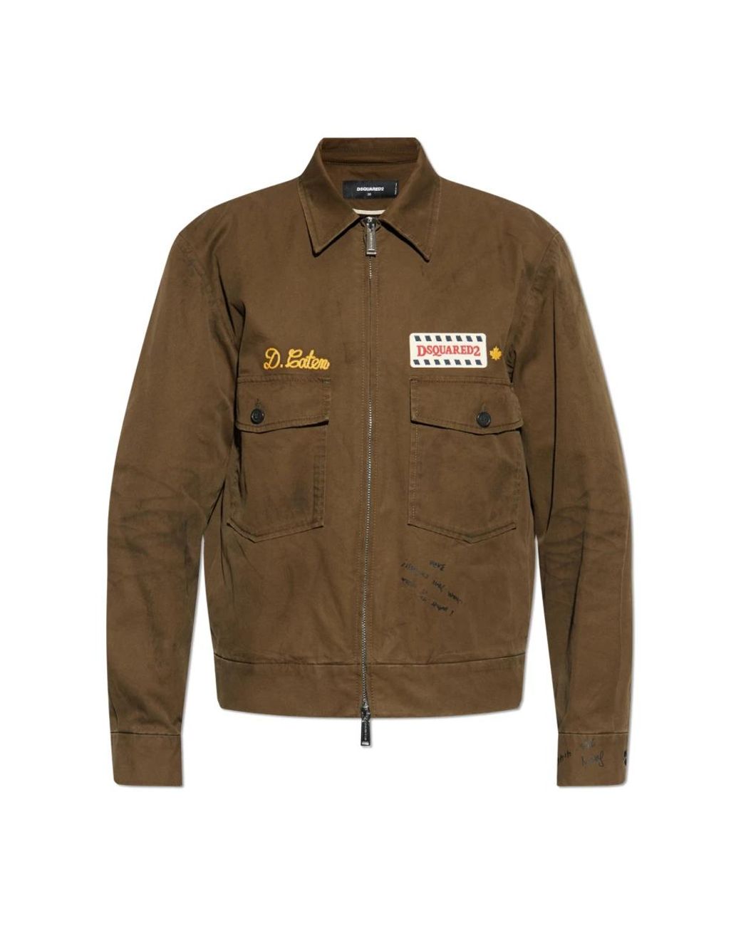 DSquared² Jas Met Logo in het Brown voor heren