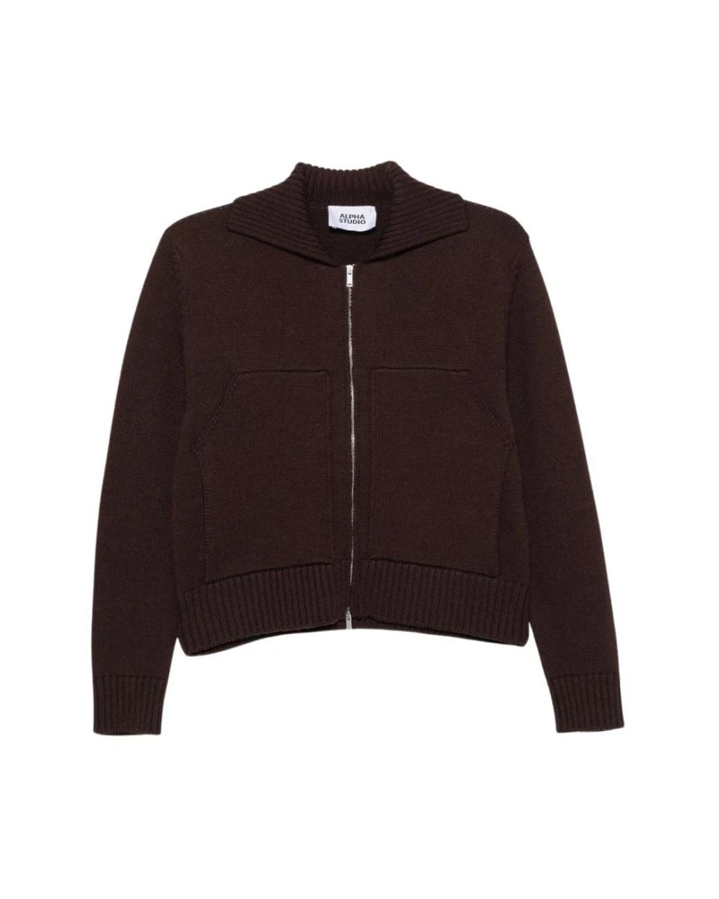 Cardigans di Alpha Studio in Brown