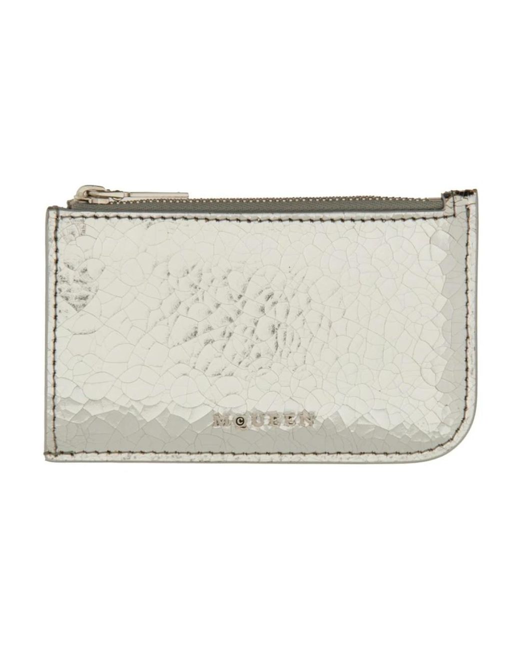 McQueen Metallic Wallets & Cardholders