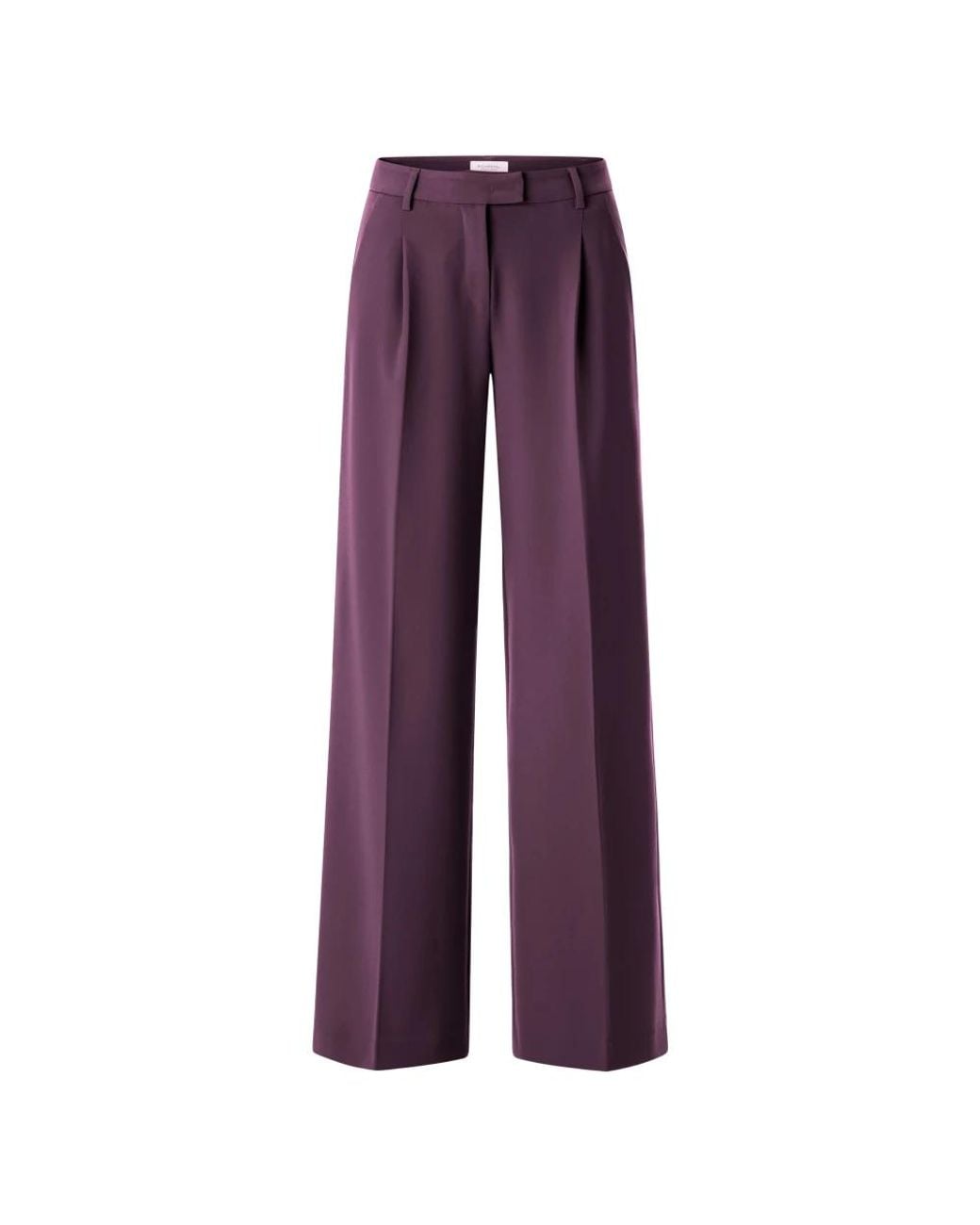 Rich & Royal Purple Wide Trousers