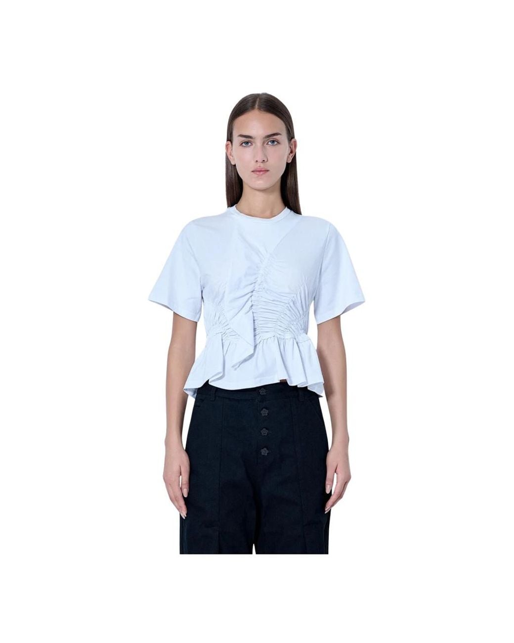 CECILIE BAHNSEN Blue T-Shirts