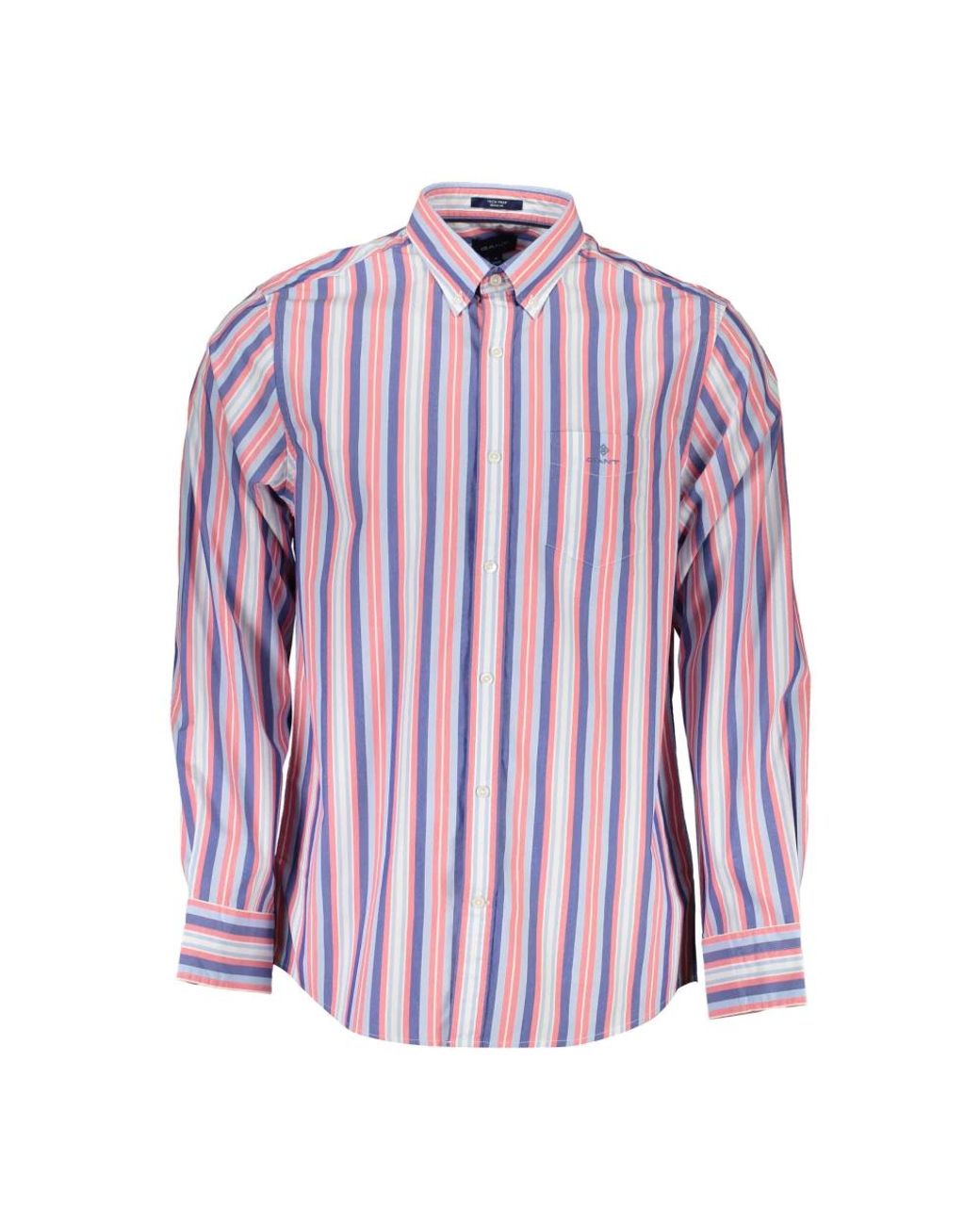 Gant Overhemd Lange Mouwen Roze in het Purple voor heren