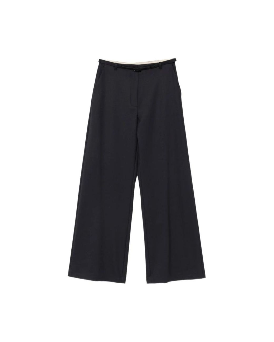 Alysi Pantalone Van Scheerwol in het Blue