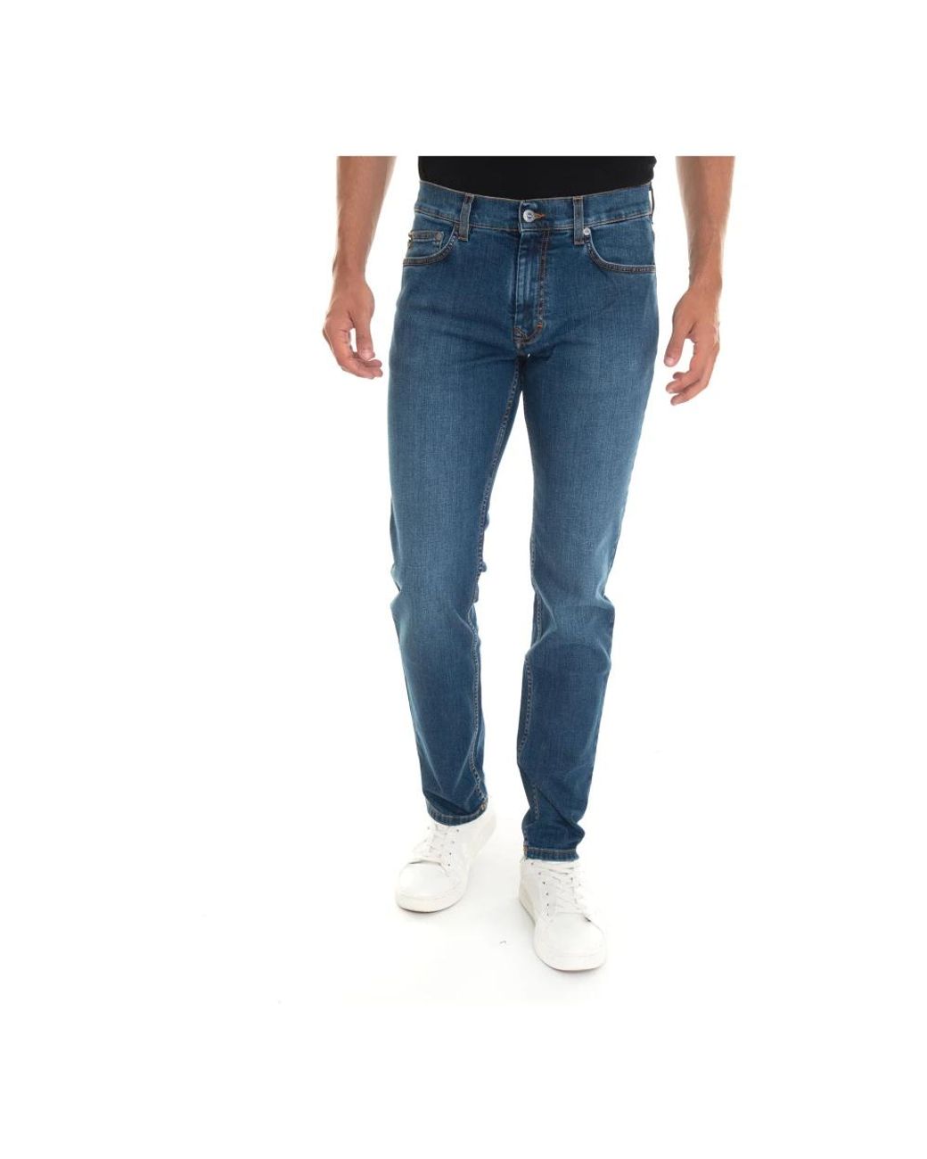 Harmont & Blaine Blue Slim Fit Jeans for men