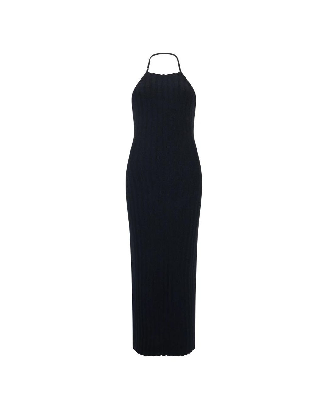 Jacquemus Black Knitted Dresses