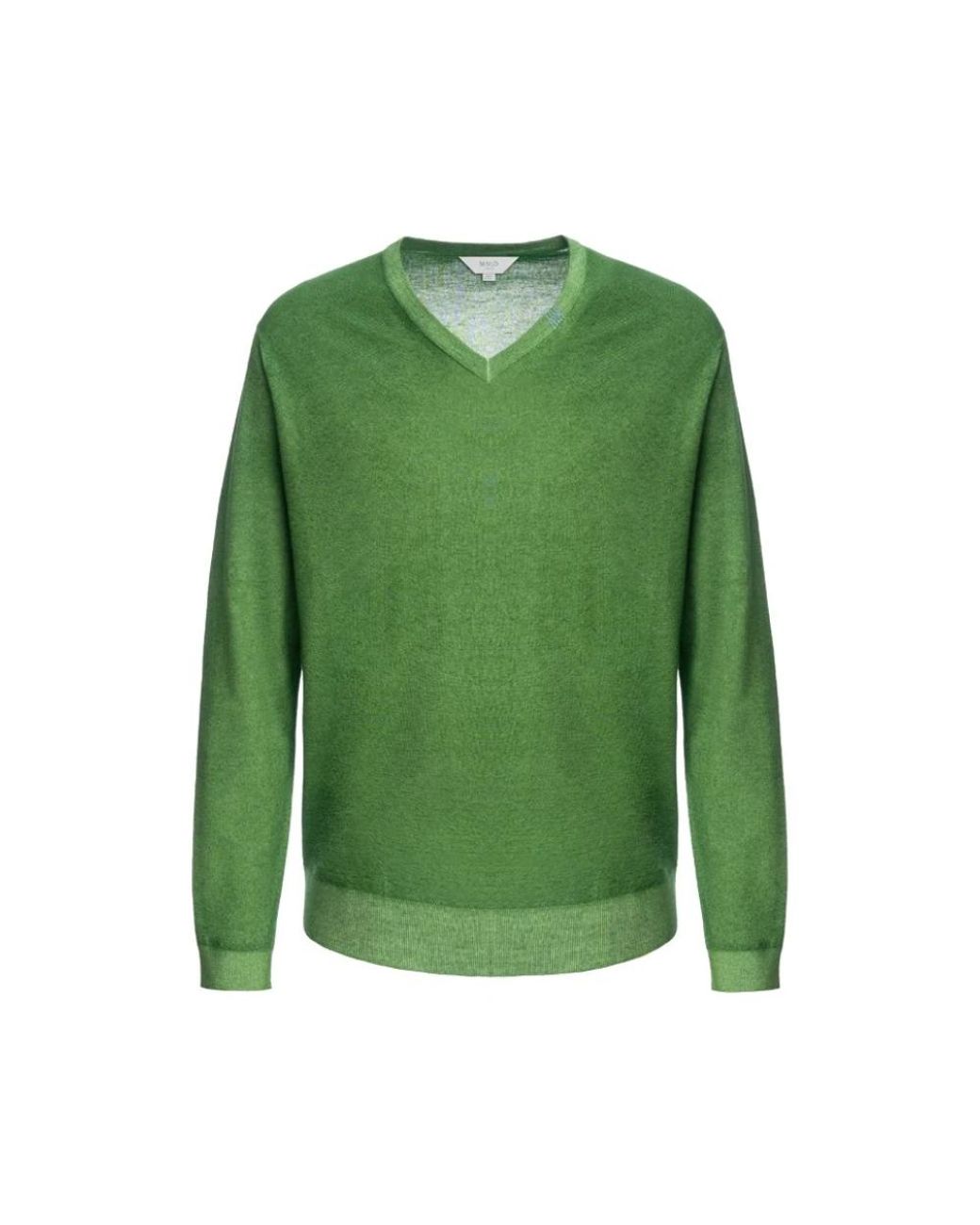 Malo Green V-Neck Knitwear for men