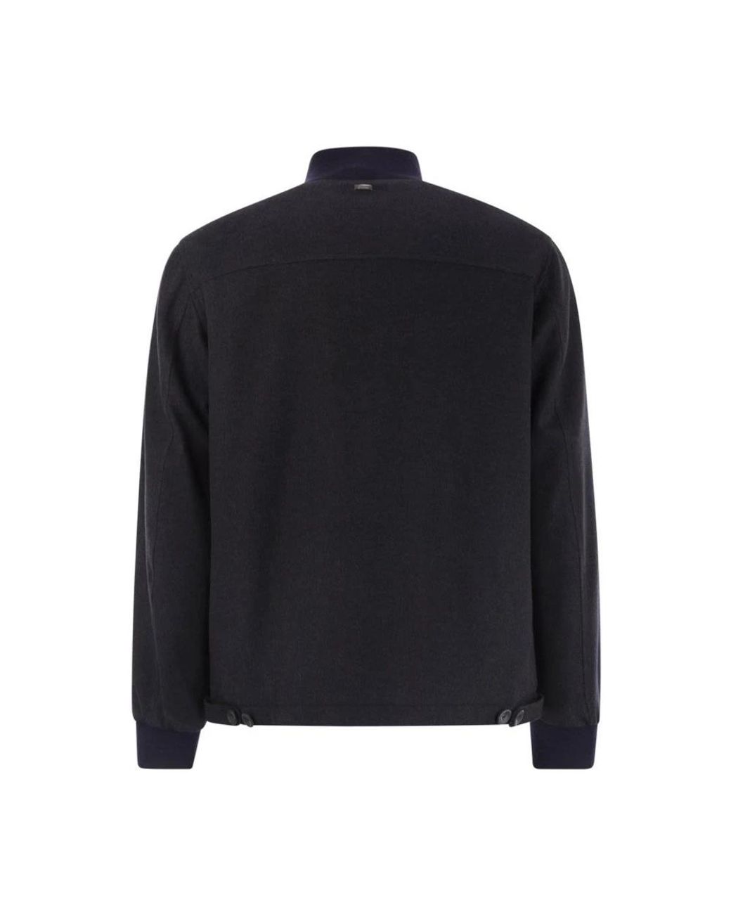 Herno Button-Up Bomberjacke in Blue für Herren