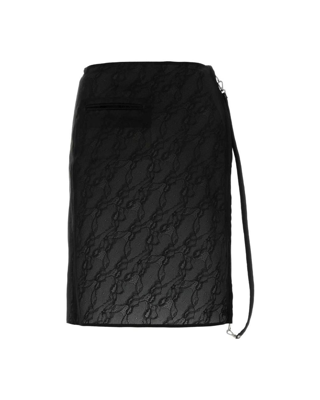 Courreges Black Pencil Skirts