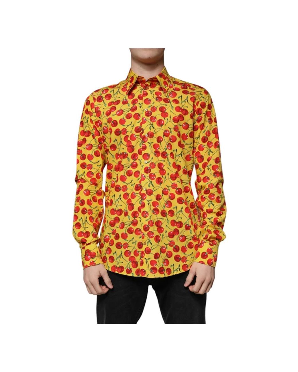 Dolce & Gabbana Orange Casual Shirts for men