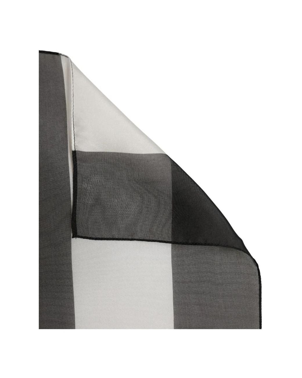 Dolce & Gabbana Black Silk Scarves
