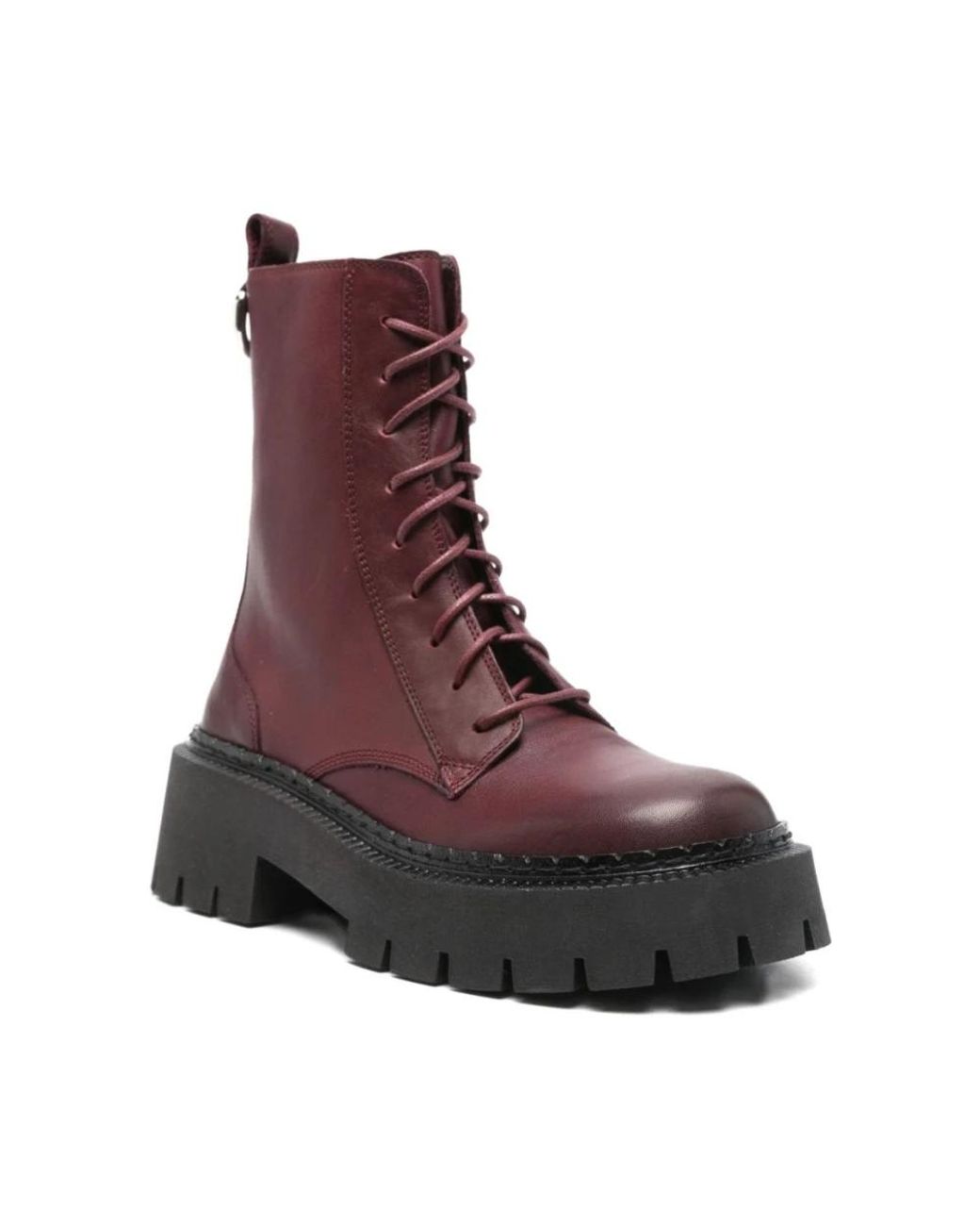 Vic Matié Purple Lace-Up Boots