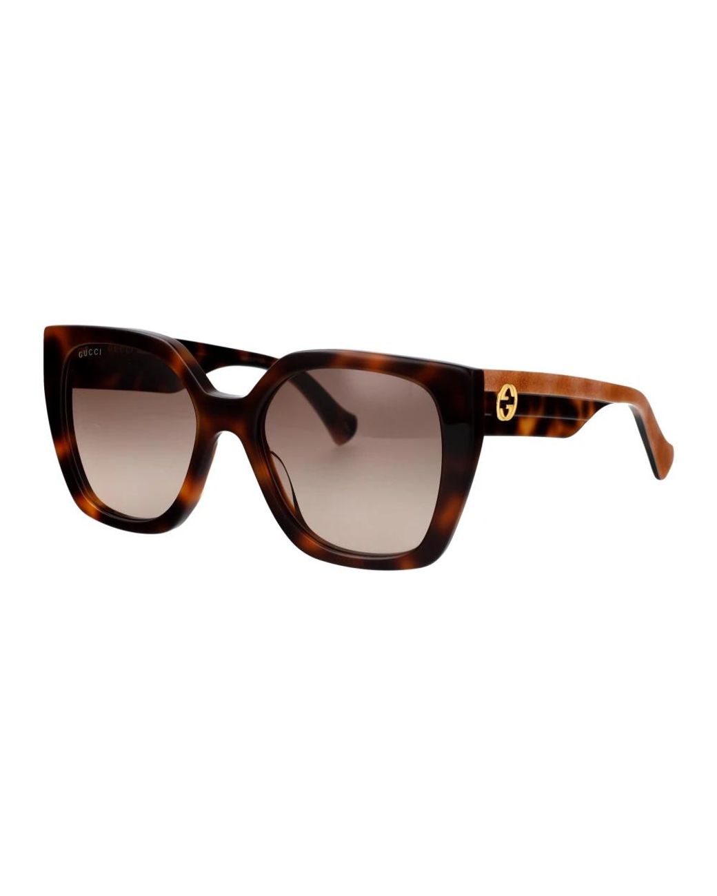 Gucci Brown Sonnenbrille Gg1300 S 003 Havanna/Dunkelbraun Damen