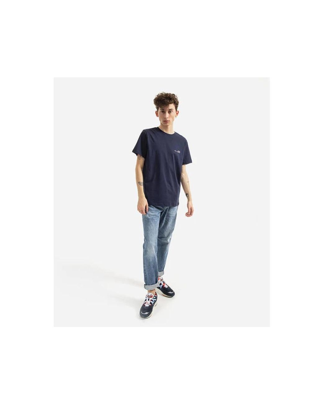 A.P.C. Blue T-Shirts for men