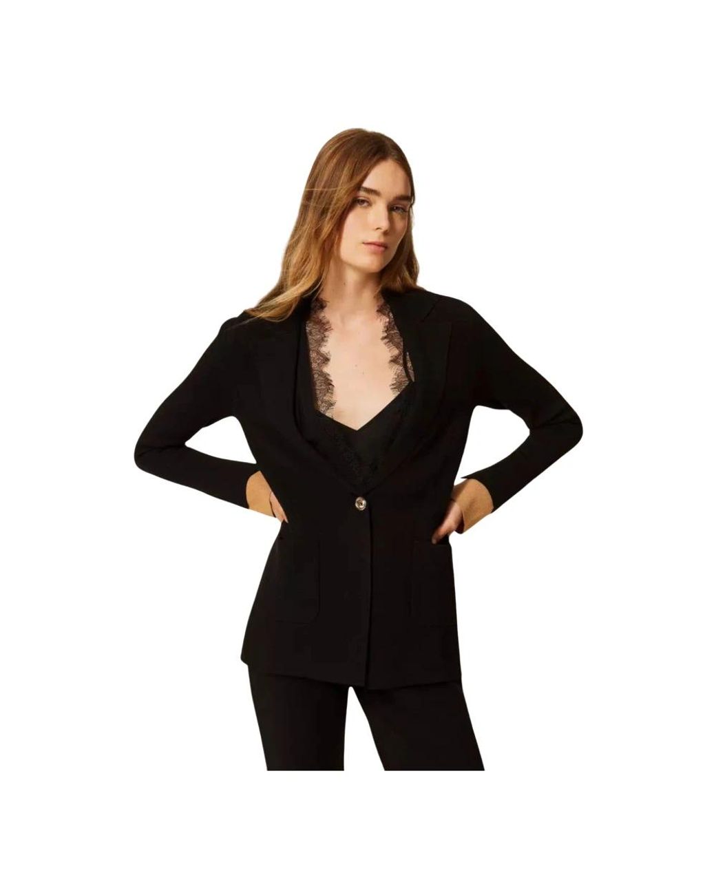 Twinset Black Blazers