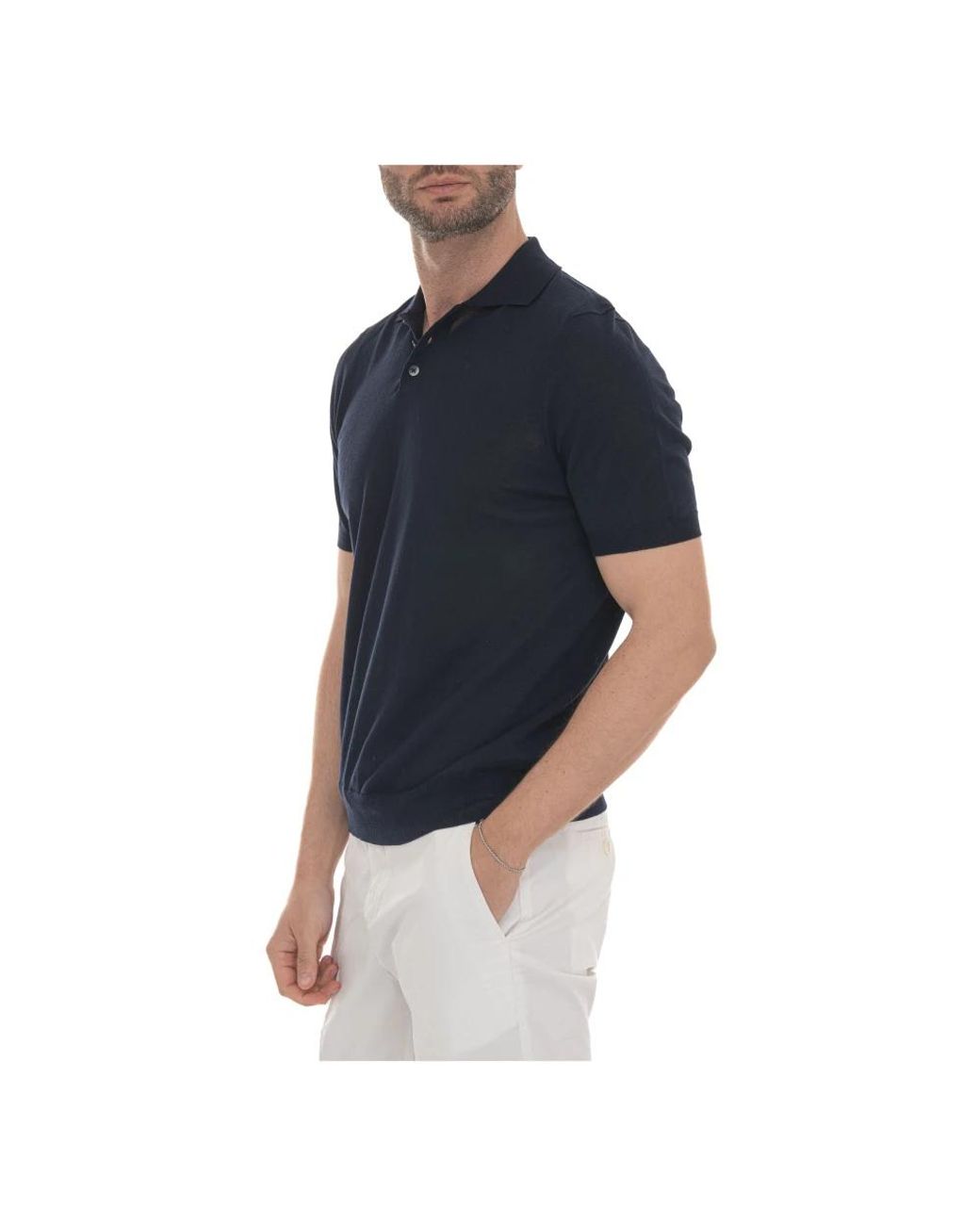 hindustrie Blue Polo Shirts for men