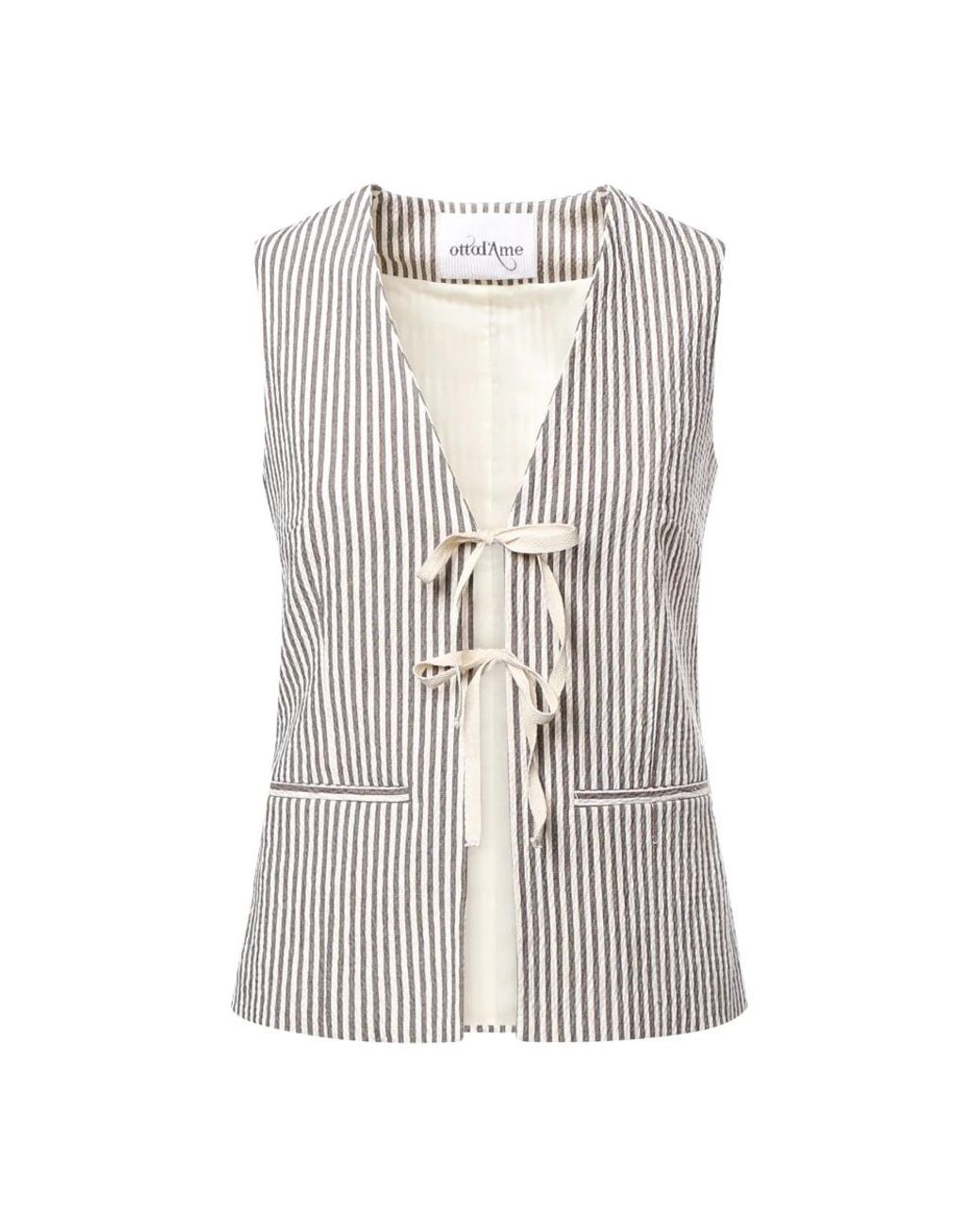 Ottod'Ame Brown Waistcoats