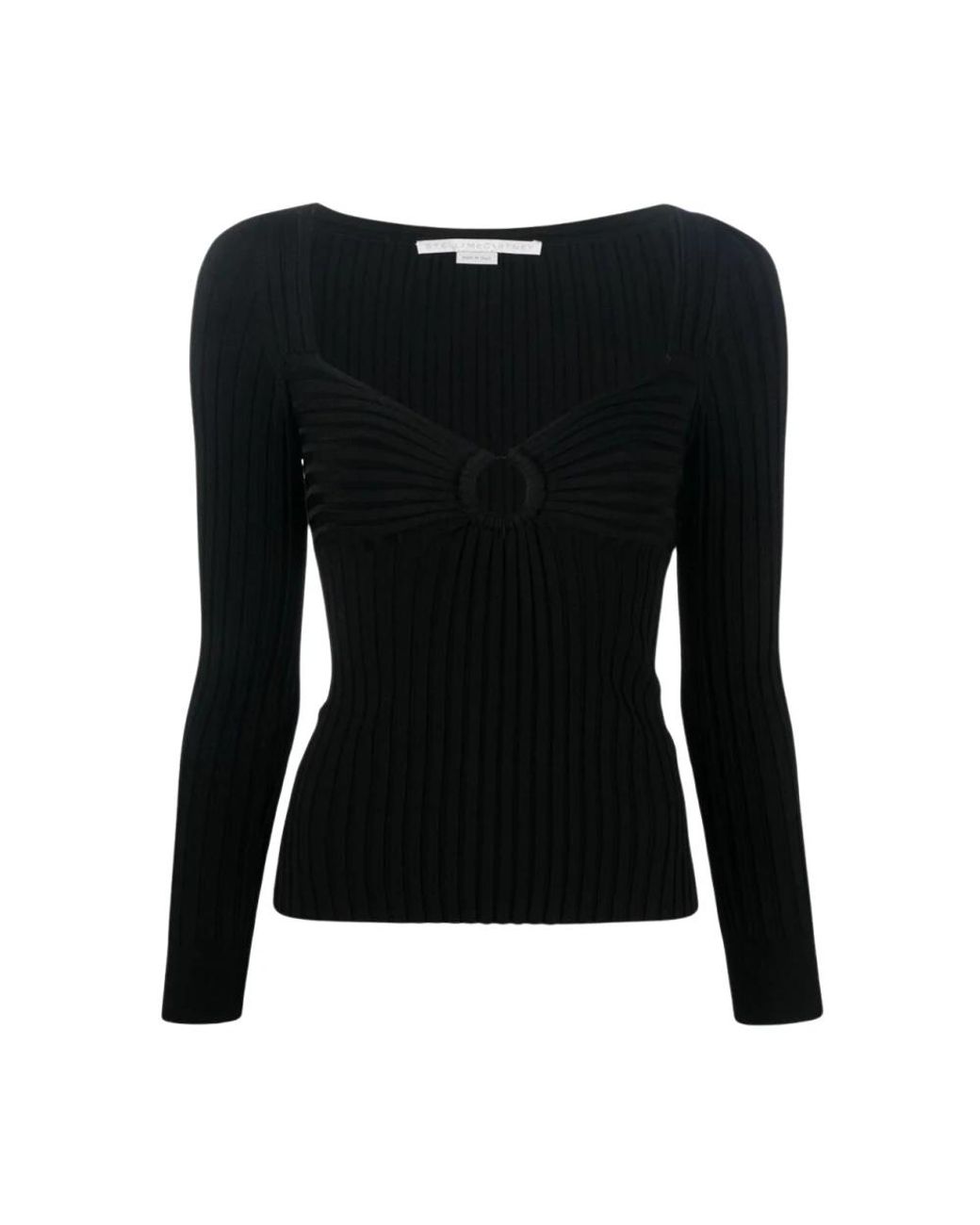 Stella McCartney Black Long Sleeve T-Shirts