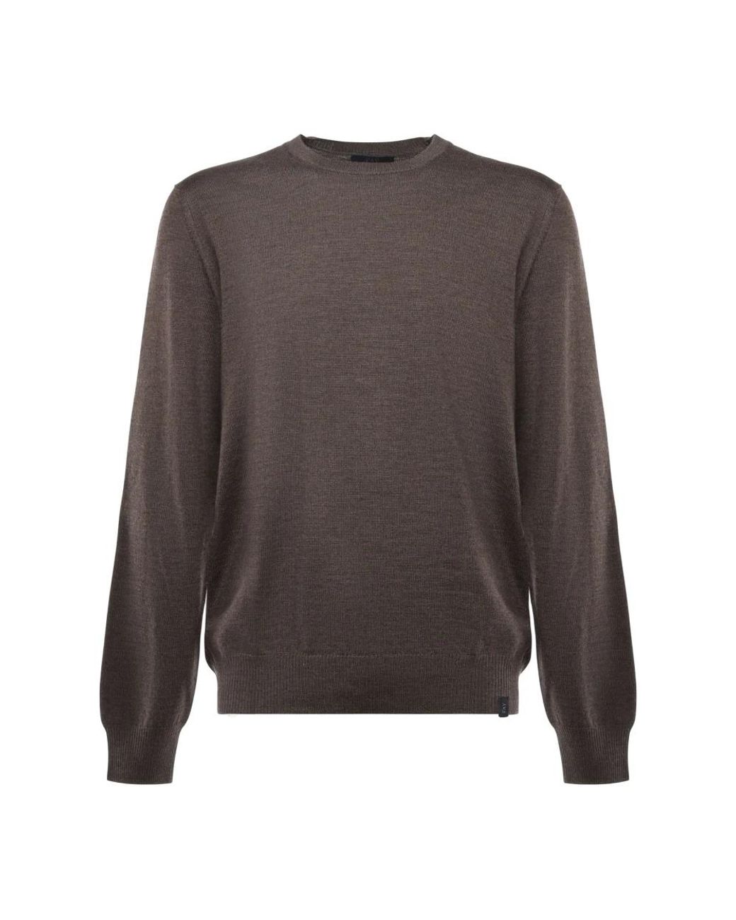 Fay Brown Round-Neck Knitwear for men