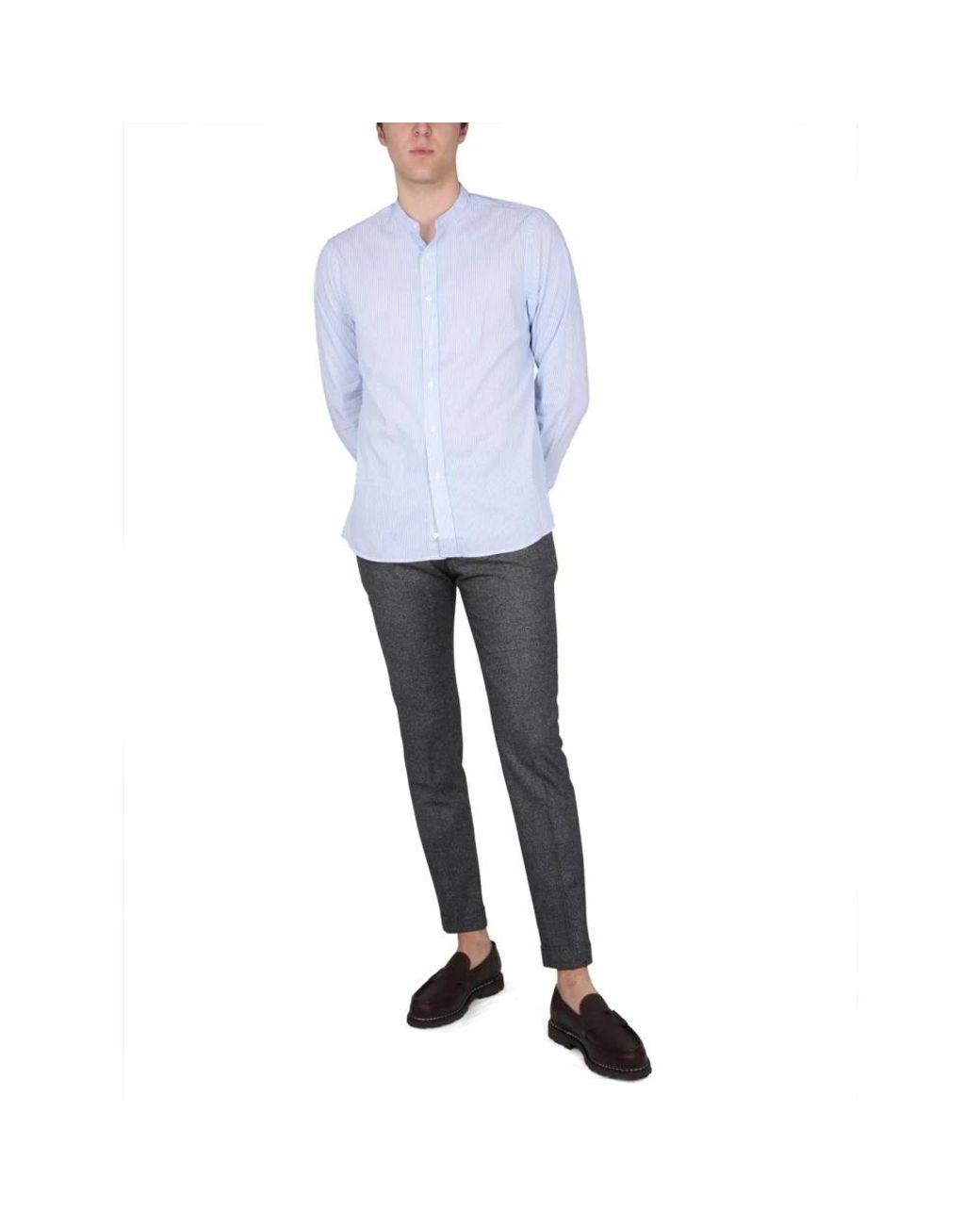Aspesi Blue Casual Shirts for men