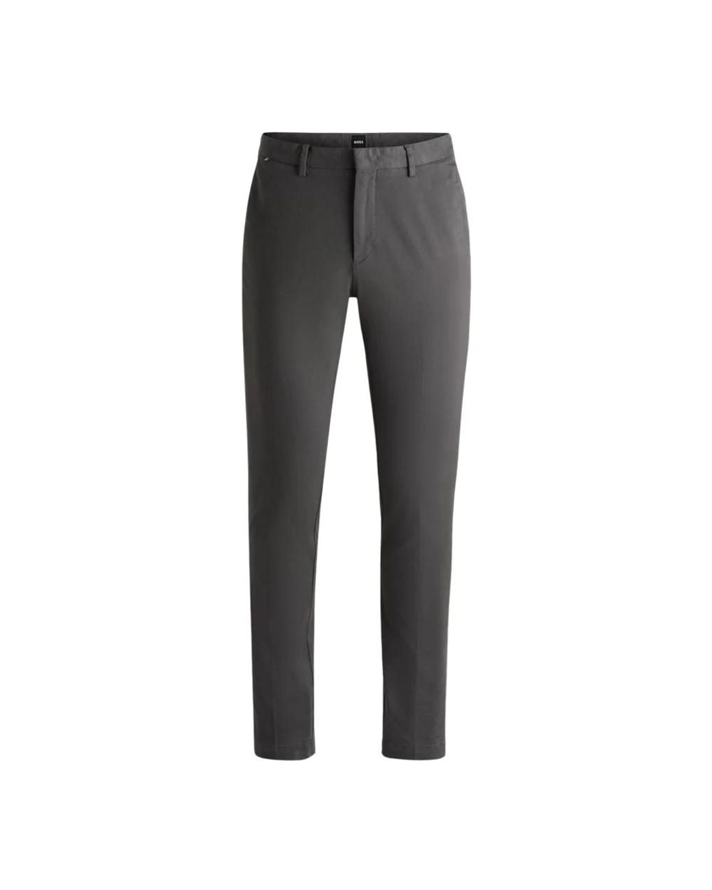 Boss Gray Slim-Fit Trousers for men