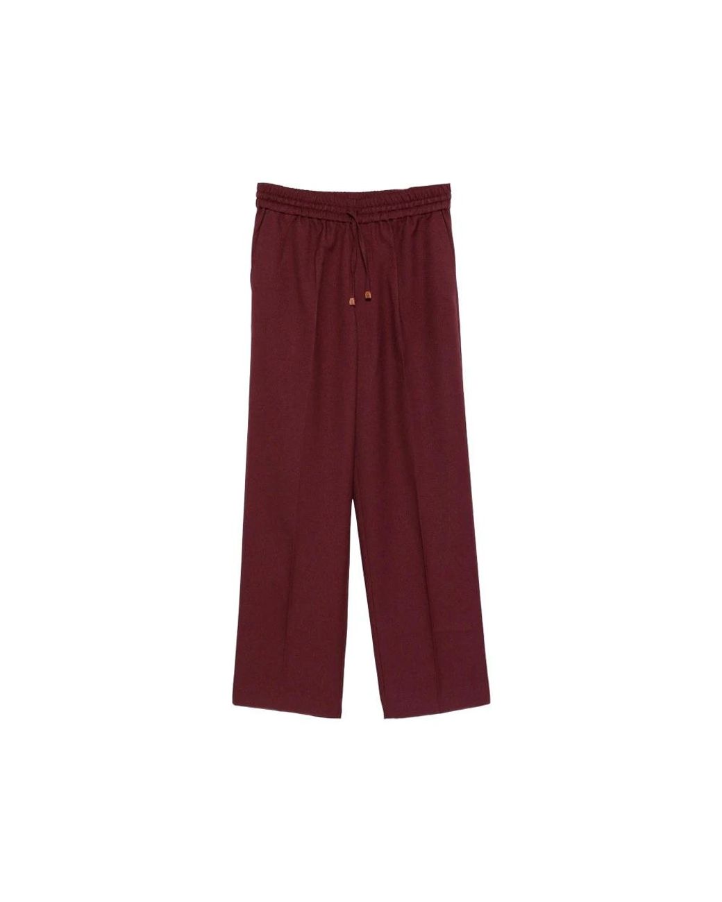 Drole de Monsieur Red Straight Trousers for men
