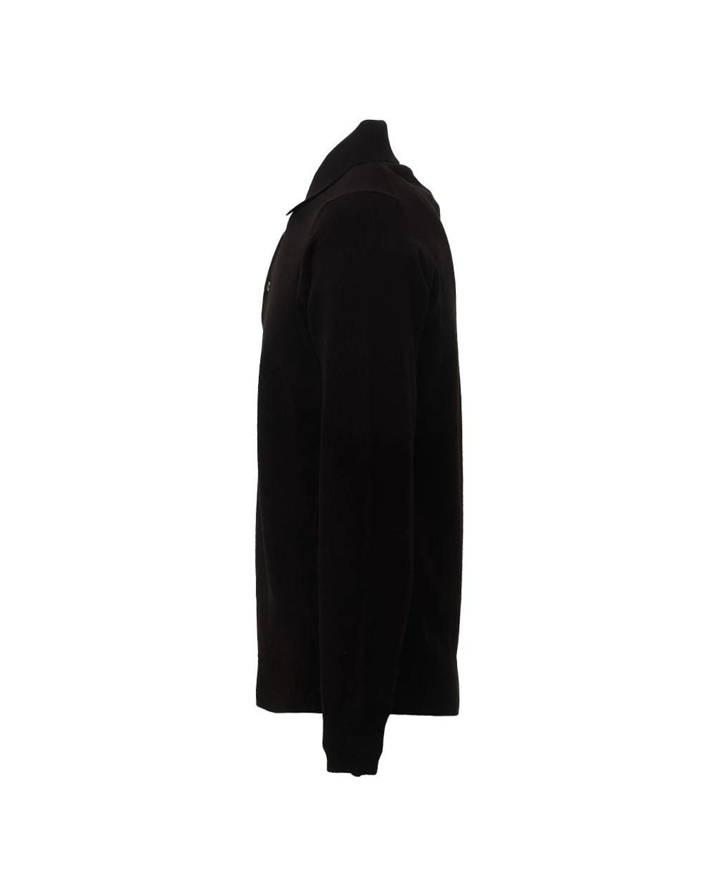 FILIPPO DE LAURENTIIS Black Polo Shirts for men