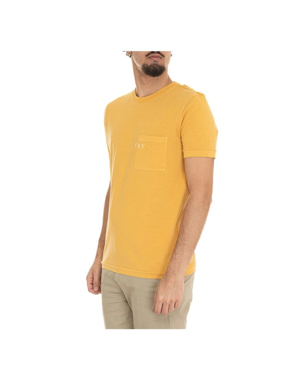 Fay Orange T-Shirts for men
