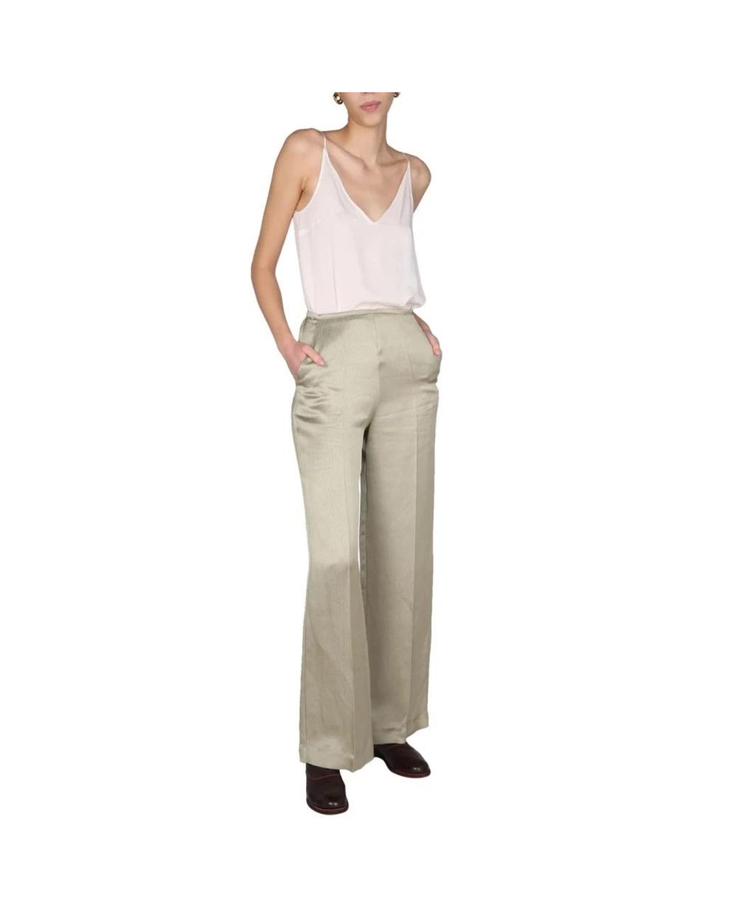 Alysi Natural Wide Trousers