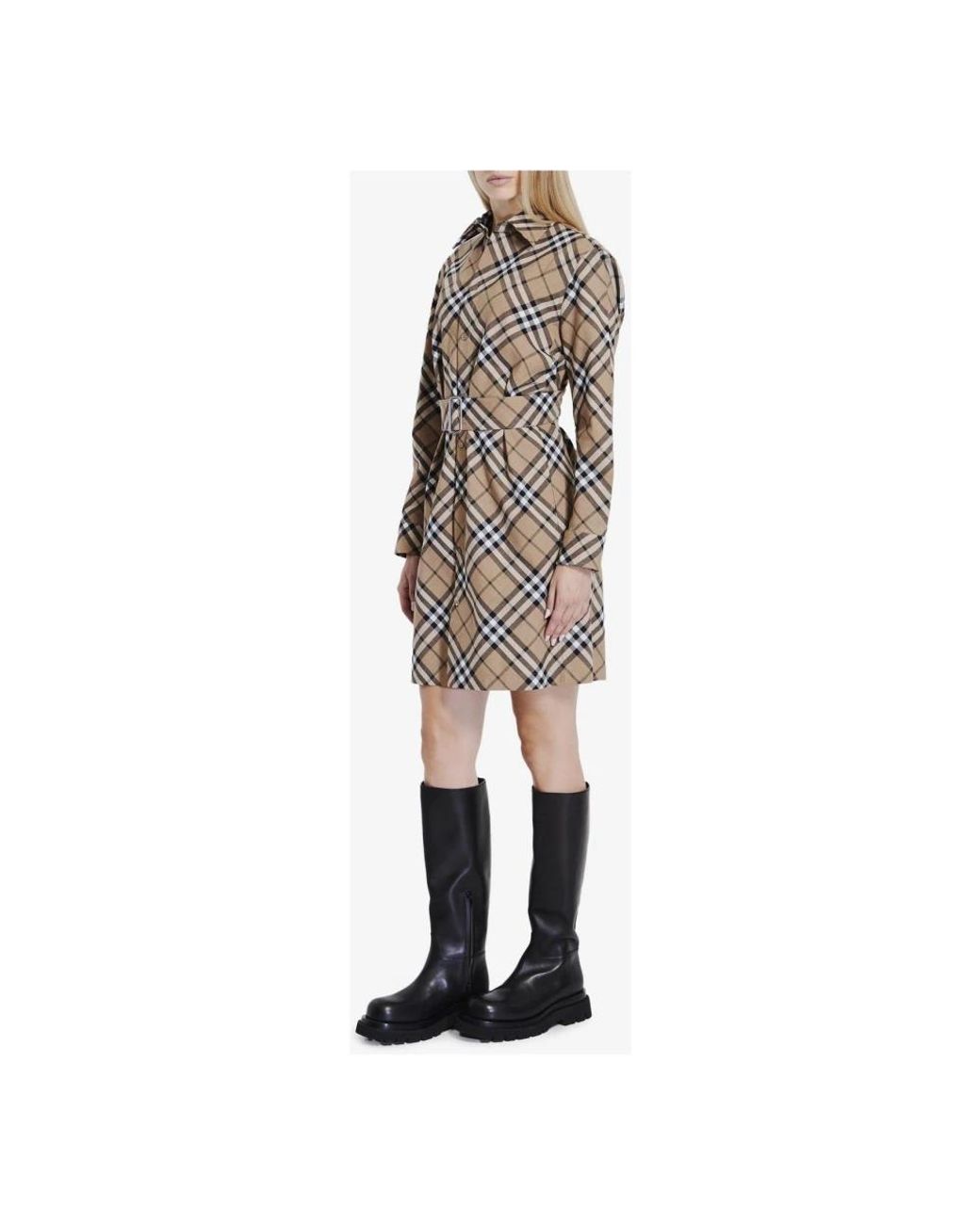 Burberry White Shirt Dresses