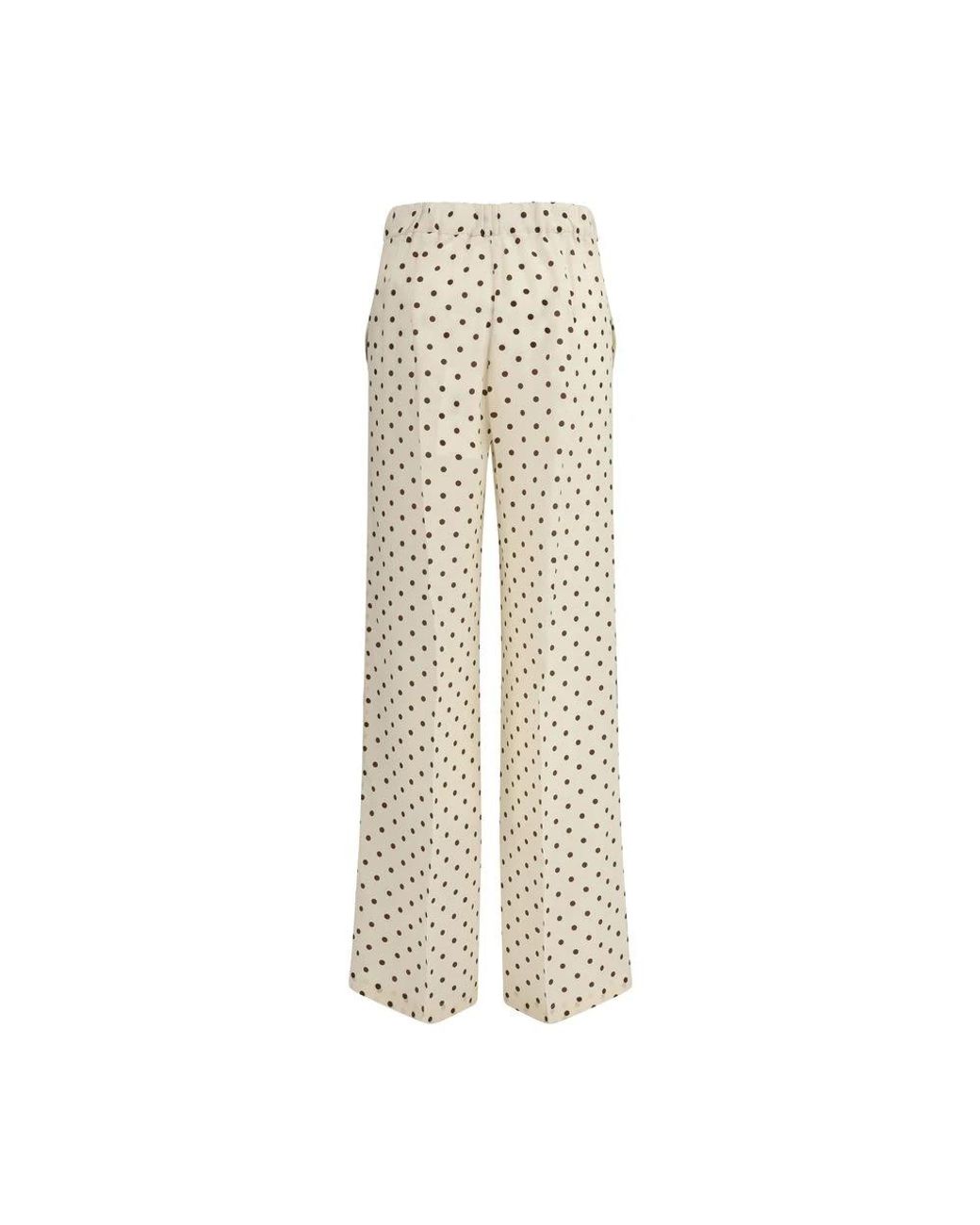 P.A.R.O.S.H. Natural P. A.R. O.S. H. Silk Casual Pants